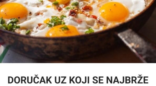 Nema gladi, a kilogrami nestaju – Evo šta trebate jesti svako jutro i mršavićete dok sedite