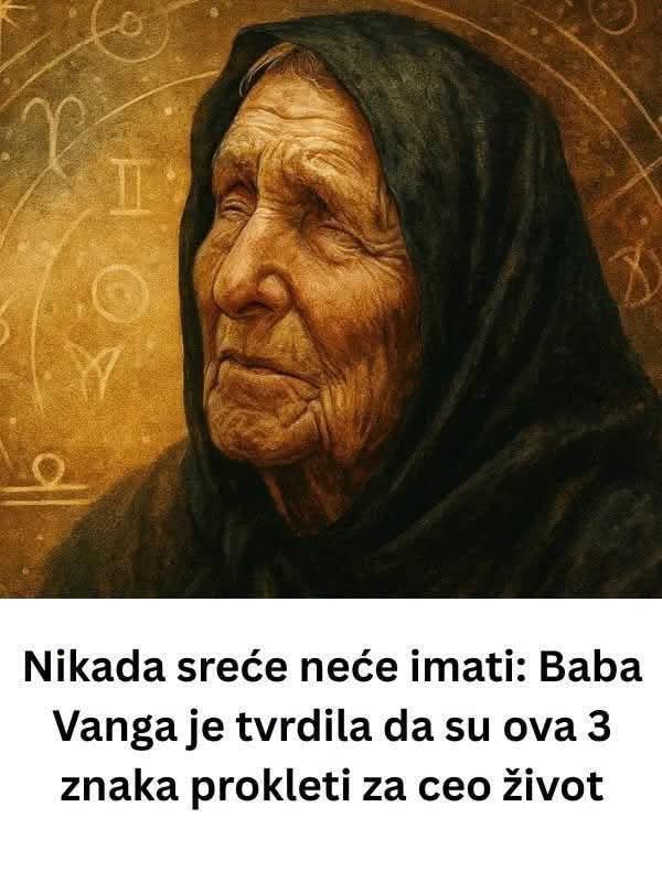 Sreću nikada imati neće: Baba Vanga je tvrdila da su ova tri horoskopska znaka osuđena na patnju
